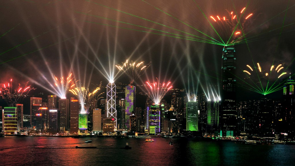 Symphony of Lights, Laser Light Show, Hong Kong - Laservision