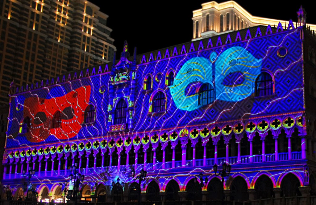 Magical Masks of Venezia, 3D Video Mapping, Multimedia Sound and Light Show - Laservision