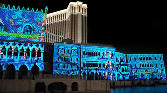 Venetian Carnevale, 3D Video Mapping, Multimedia Sound and Light Show - Laservision