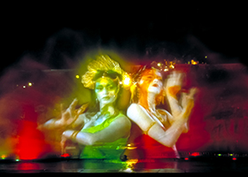 SpiritsofSentosa,Laser,Light,Sound,WaterScreen,MusicalFountainAttraction Laservision