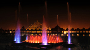 Laservision Akshardham Fountain India