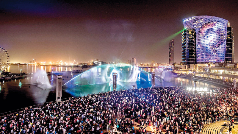 LASERVISION's 'IMAGINE' continues to contribute to Dubai, UAE record tourism growth.