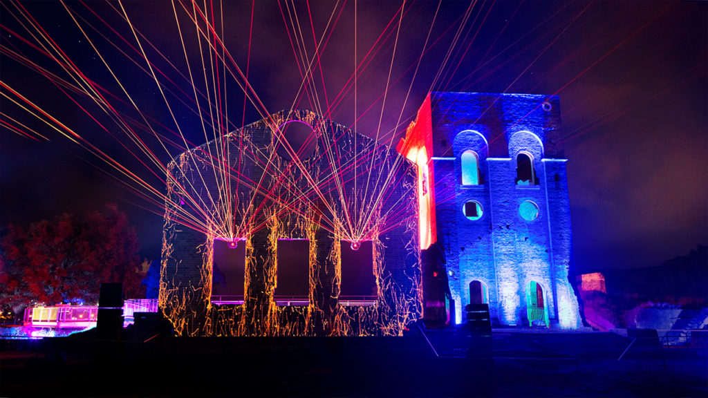 NEWS_LITHGLOW 2019 – ‘Forged by Fire’ Projection and Laser Show Brings History to Life